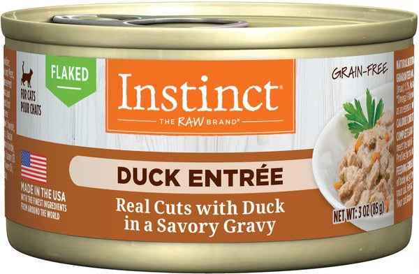 Instinct Flaked Duck Wet Cat Food (3oz)