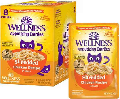 Wellness Appetizing Entrees Shredded Chicken Cat (1.4oz)