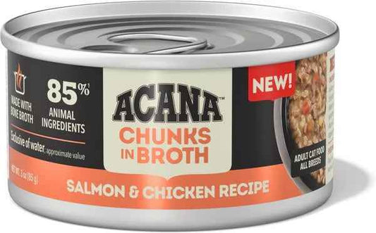 Acana Cat Grain Free Chunk Salmon & Chicken Wet Food (3oz)