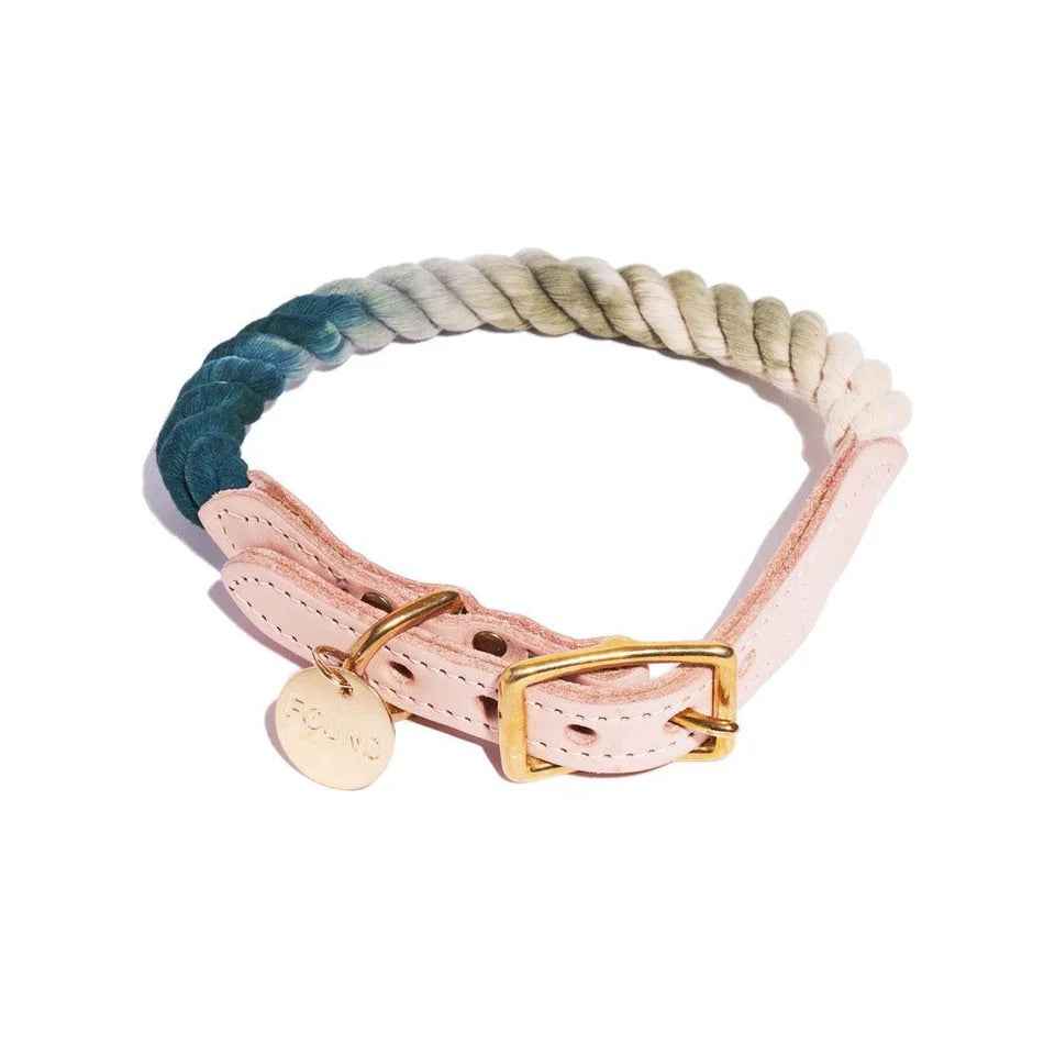 Found My Animal The Catskill Ombre Cotton Rope Collar Large