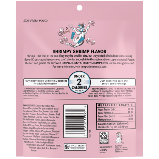 Temptations Mega Shrimpy Shrimp Flavor Cat Treat