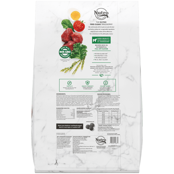 Nutro Natural Choice Large Breed Lamb & Brown Rice Dry Dog Food (30lb)