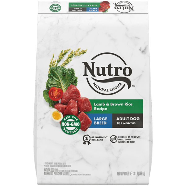 Nutro Natural Choice Large Breed Lamb & Brown Rice Dry Dog Food (30lb)