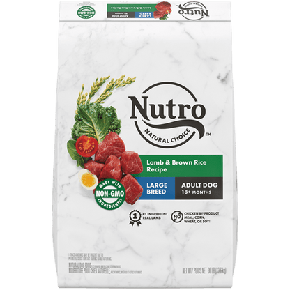 Nutro Natural Choice Large Breed Lamb & Brown Rice Dry Dog Food (30lb)